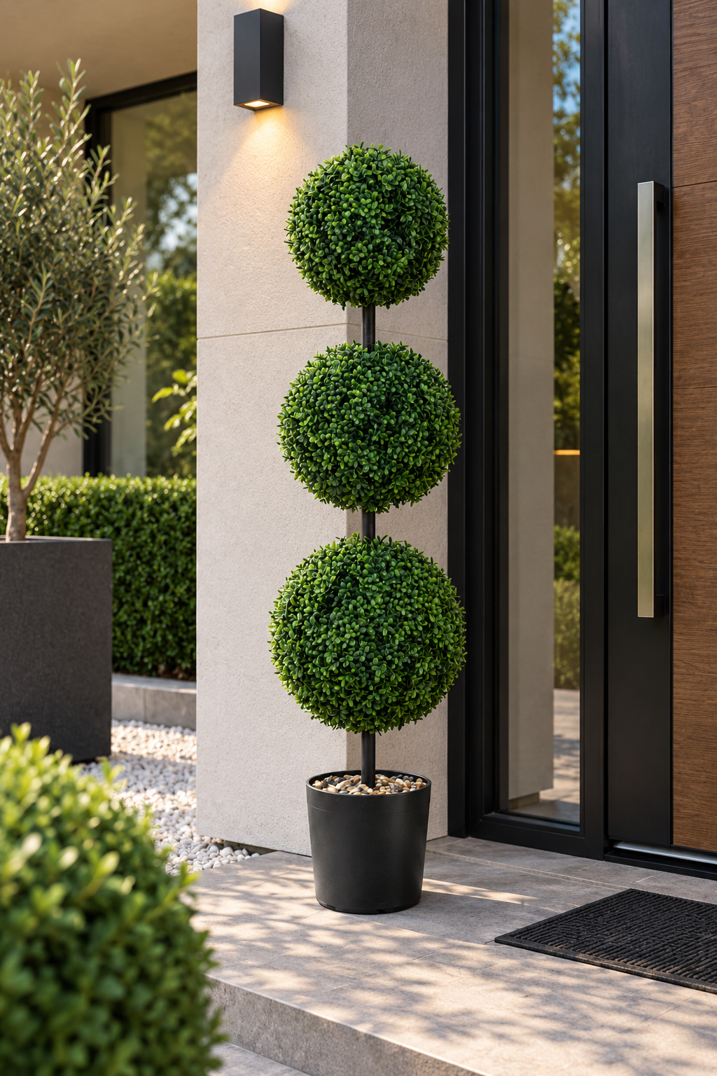 Boxwood Triple Ball Tree