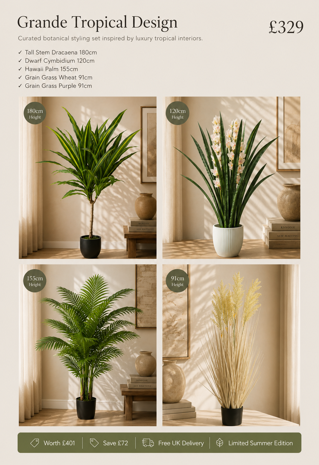 Grande Tropical Design | Summer Styling Set