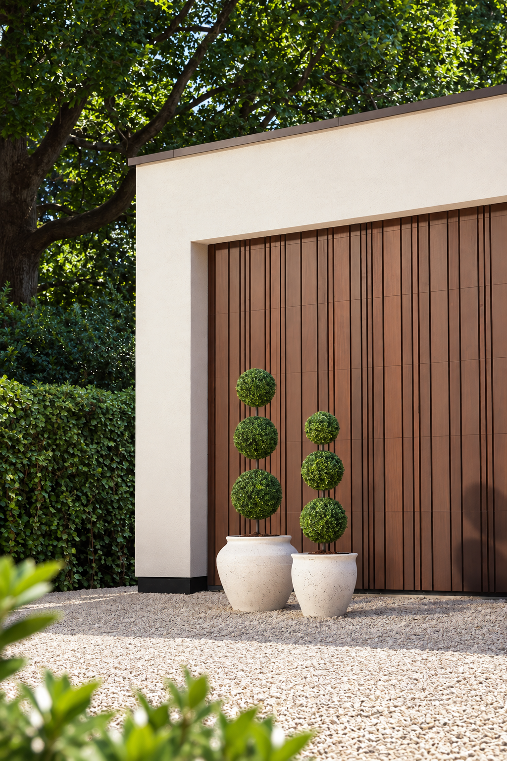Boxwood Triple Ball Tree