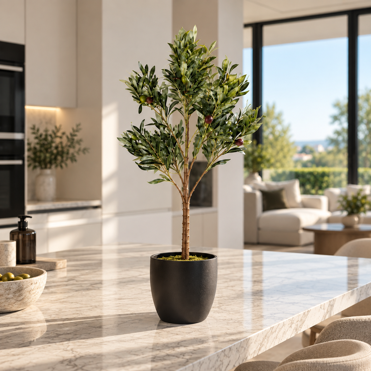 Petite Mediterranean Olive Tree 80CM
