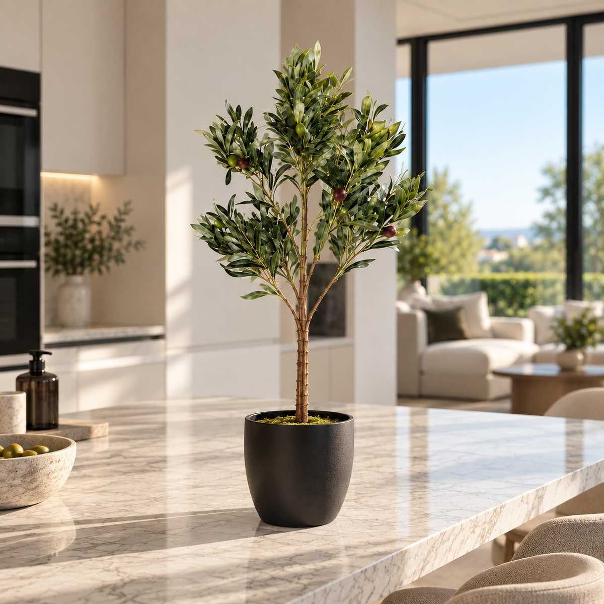 Petite Mediterranean Olive Tree 80CM